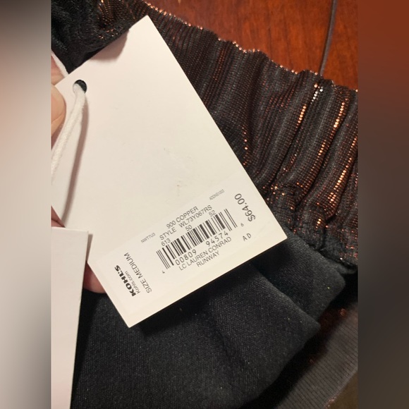 Lauren Conrad Copper Pleated Skirt NWT - Picture 5 of 8